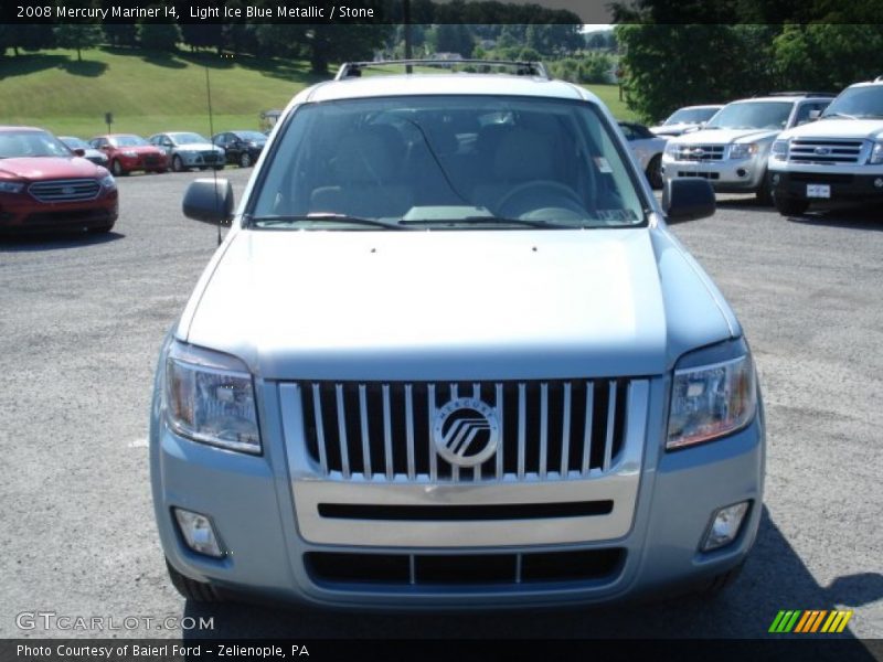 Light Ice Blue Metallic / Stone 2008 Mercury Mariner I4