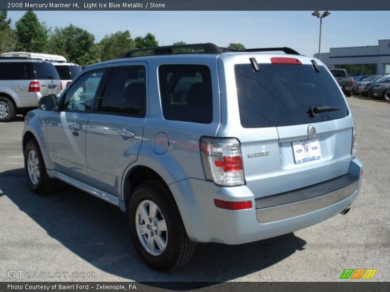 Light Ice Blue Metallic / Stone 2008 Mercury Mariner I4