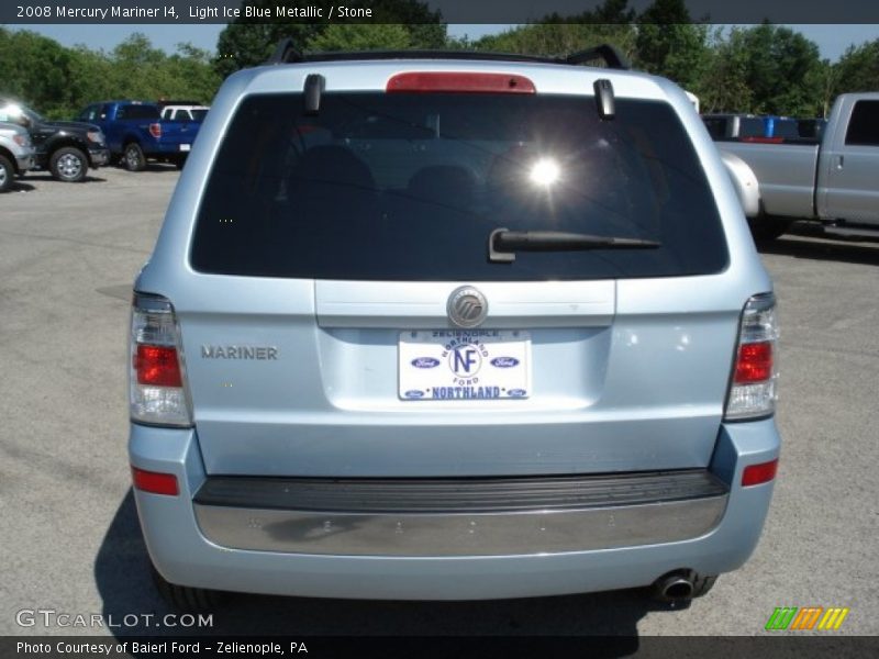 Light Ice Blue Metallic / Stone 2008 Mercury Mariner I4