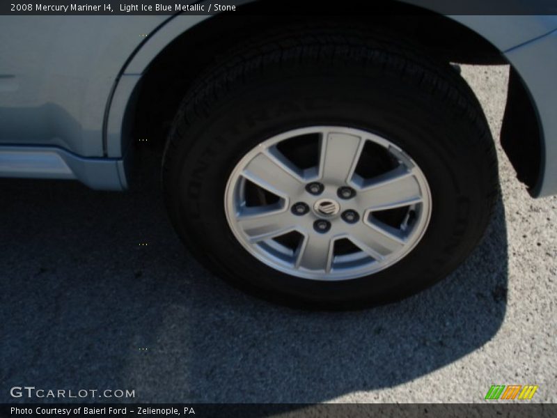 Light Ice Blue Metallic / Stone 2008 Mercury Mariner I4