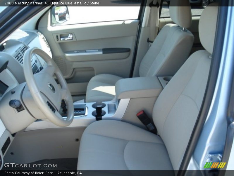 Light Ice Blue Metallic / Stone 2008 Mercury Mariner I4