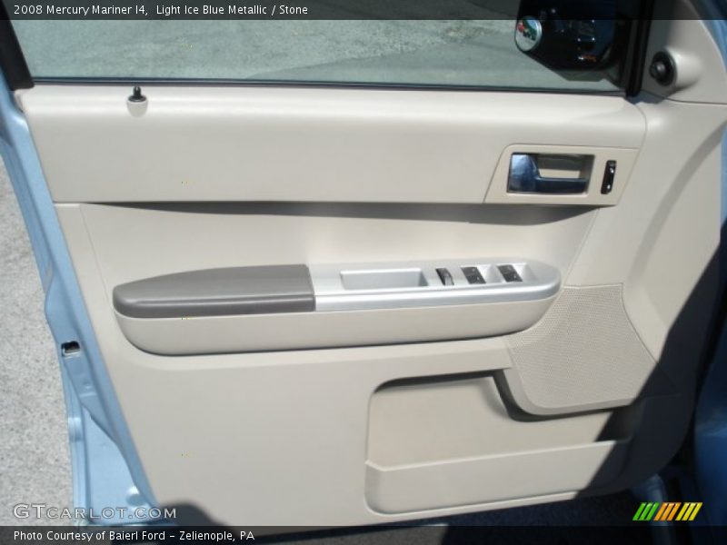 Light Ice Blue Metallic / Stone 2008 Mercury Mariner I4