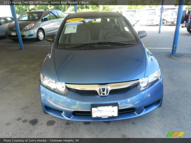 Atomic Blue Metallic / Black 2010 Honda Civic DX-VP Sedan