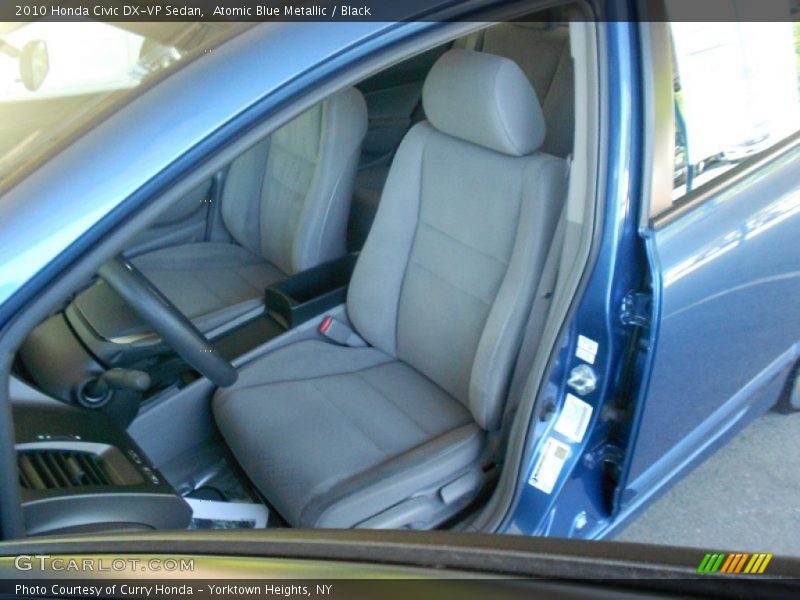 Atomic Blue Metallic / Black 2010 Honda Civic DX-VP Sedan