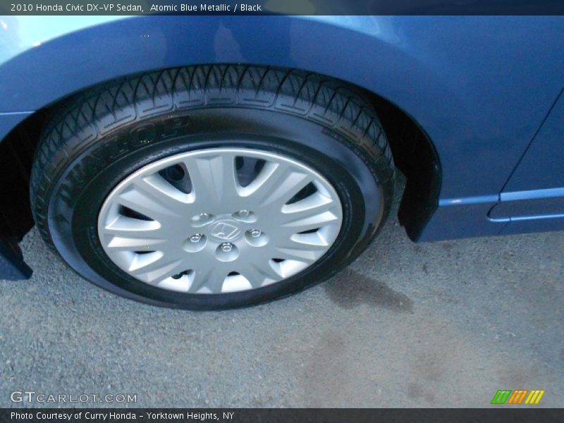 Atomic Blue Metallic / Black 2010 Honda Civic DX-VP Sedan