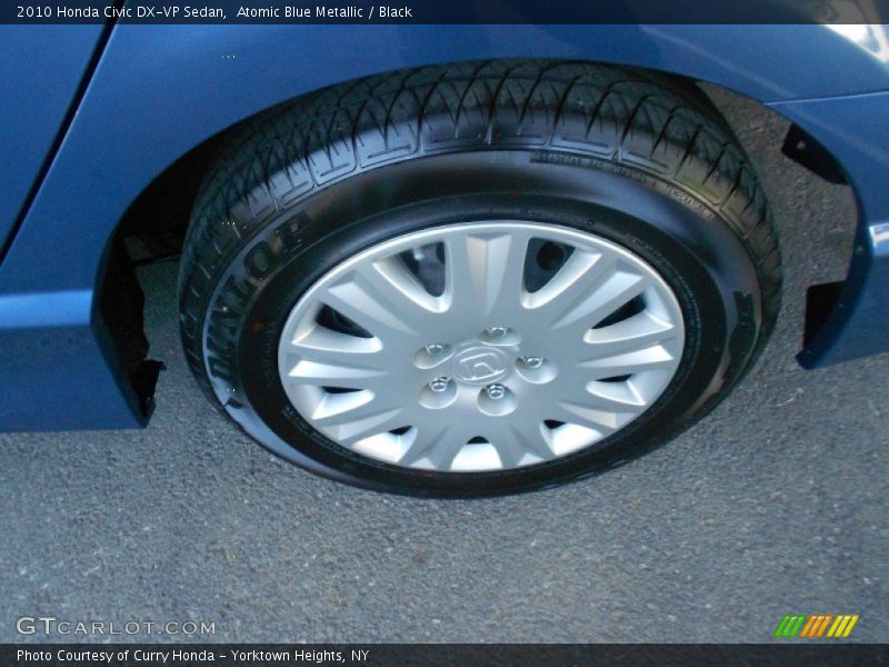 Atomic Blue Metallic / Black 2010 Honda Civic DX-VP Sedan