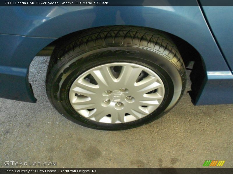 Atomic Blue Metallic / Black 2010 Honda Civic DX-VP Sedan