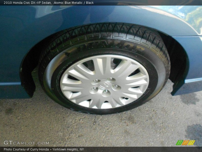 Atomic Blue Metallic / Black 2010 Honda Civic DX-VP Sedan