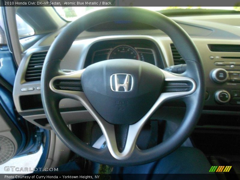 Atomic Blue Metallic / Black 2010 Honda Civic DX-VP Sedan
