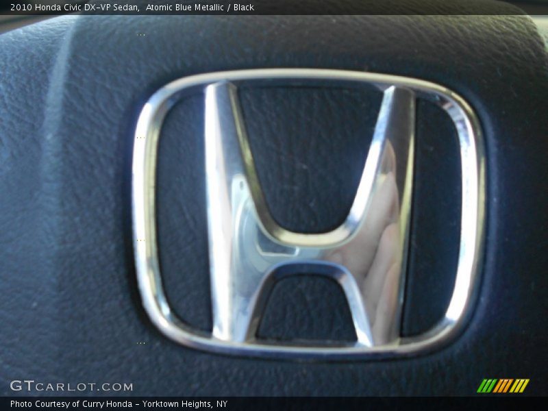 Atomic Blue Metallic / Black 2010 Honda Civic DX-VP Sedan