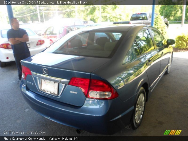 Atomic Blue Metallic / Black 2010 Honda Civic DX-VP Sedan