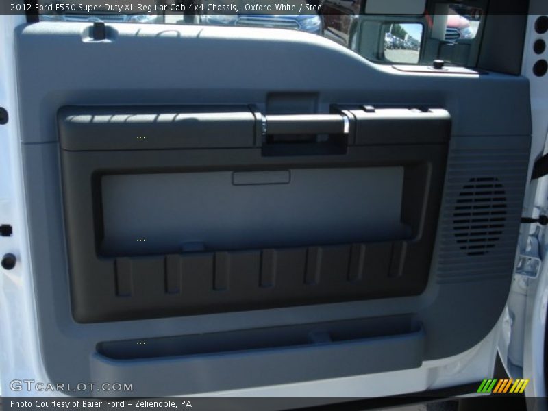 Oxford White / Steel 2012 Ford F550 Super Duty XL Regular Cab 4x4 Chassis