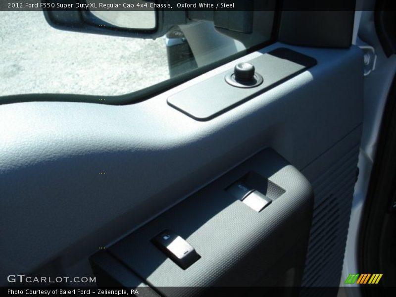 Oxford White / Steel 2012 Ford F550 Super Duty XL Regular Cab 4x4 Chassis