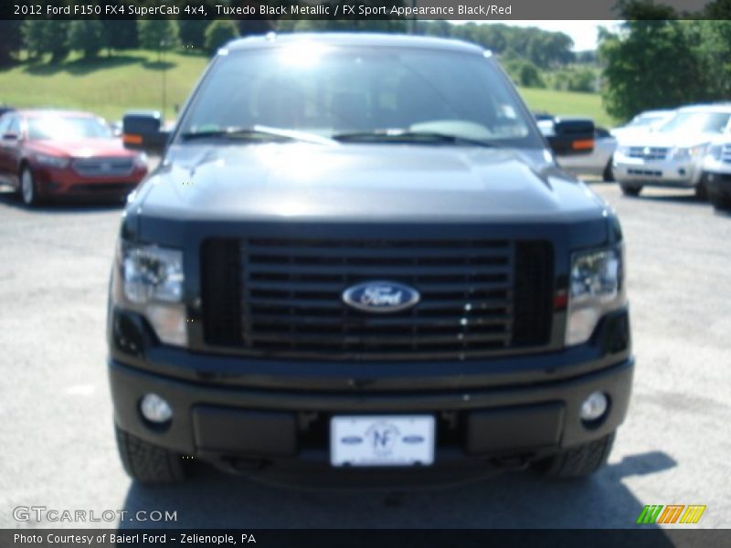 Tuxedo Black Metallic / FX Sport Appearance Black/Red 2012 Ford F150 FX4 SuperCab 4x4
