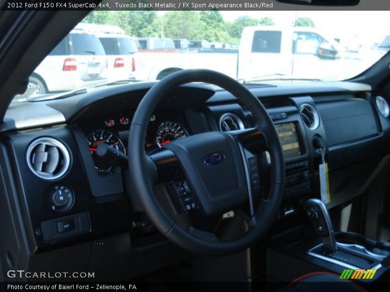 Tuxedo Black Metallic / FX Sport Appearance Black/Red 2012 Ford F150 FX4 SuperCab 4x4
