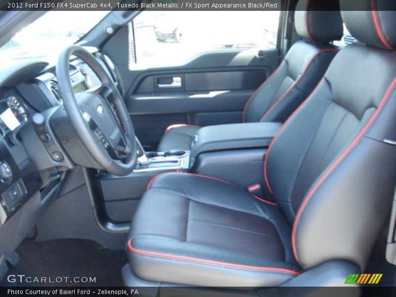  2012 F150 FX4 SuperCab 4x4 FX Sport Appearance Black/Red Interior