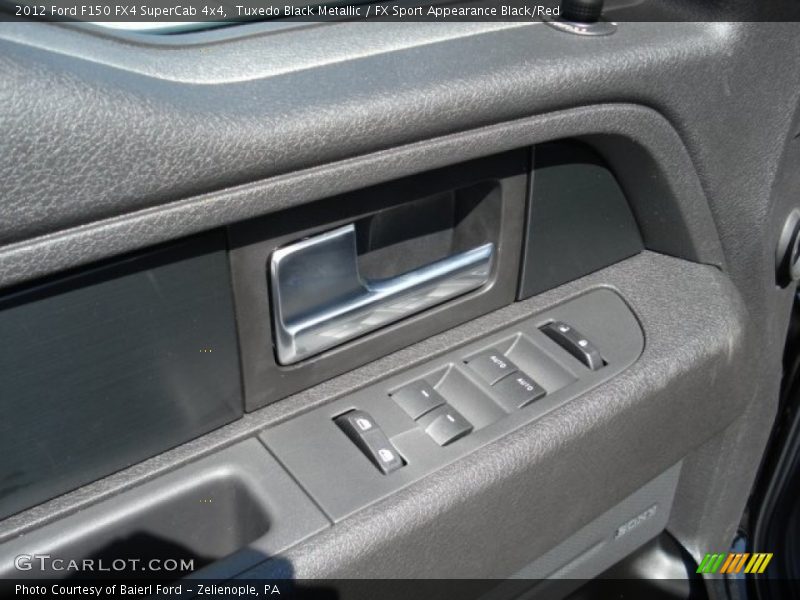Tuxedo Black Metallic / FX Sport Appearance Black/Red 2012 Ford F150 FX4 SuperCab 4x4