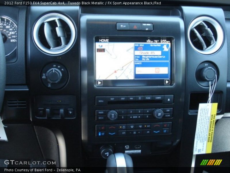 Tuxedo Black Metallic / FX Sport Appearance Black/Red 2012 Ford F150 FX4 SuperCab 4x4