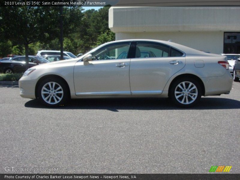 Satin Cashmere Metallic / Parchment 2010 Lexus ES 350