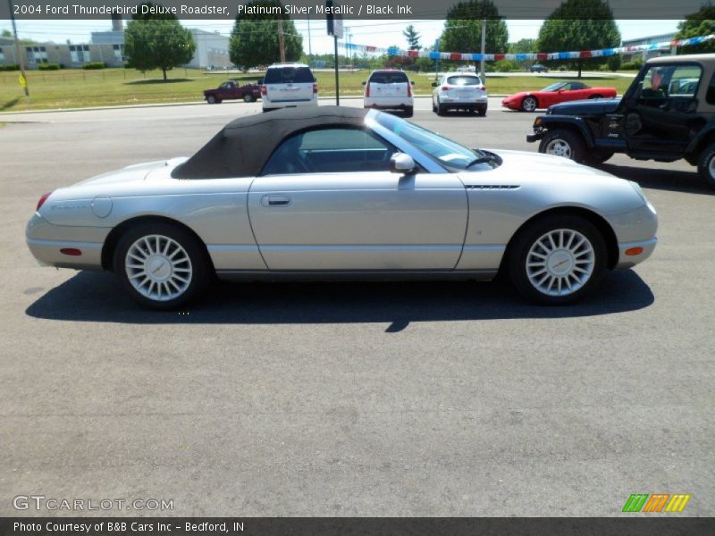 Platinum Silver Metallic / Black Ink 2004 Ford Thunderbird Deluxe Roadster