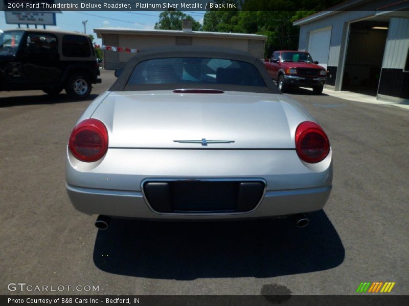 Platinum Silver Metallic / Black Ink 2004 Ford Thunderbird Deluxe Roadster