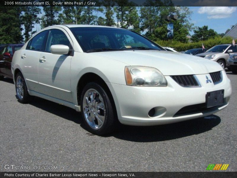 Dover White Pearl / Gray 2006 Mitsubishi Galant ES