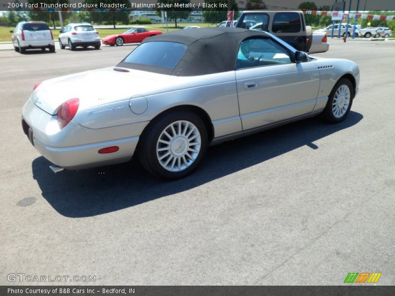 Platinum Silver Metallic / Black Ink 2004 Ford Thunderbird Deluxe Roadster