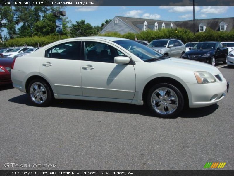 Dover White Pearl / Gray 2006 Mitsubishi Galant ES