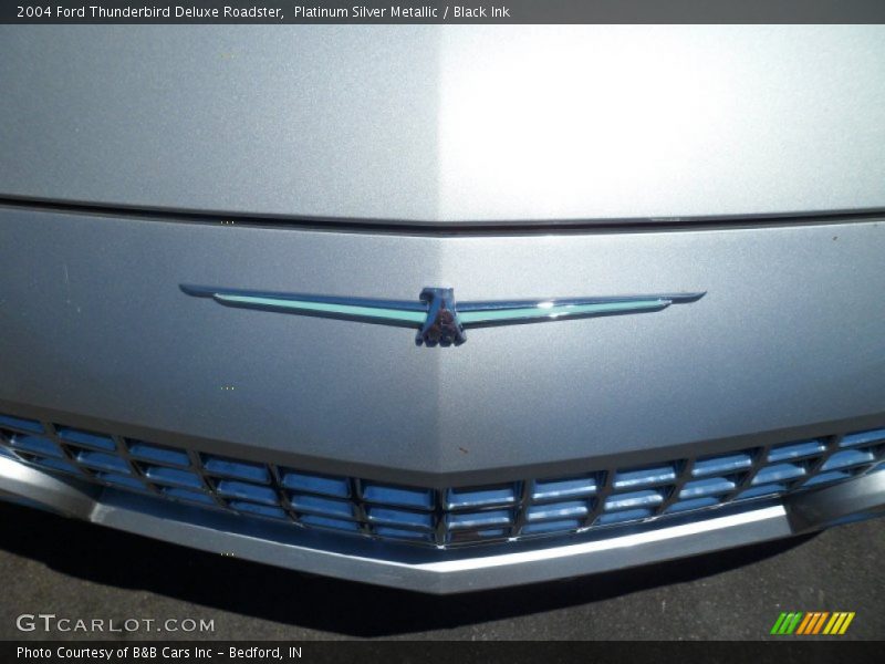 Platinum Silver Metallic / Black Ink 2004 Ford Thunderbird Deluxe Roadster