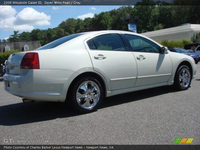 Dover White Pearl / Gray 2006 Mitsubishi Galant ES