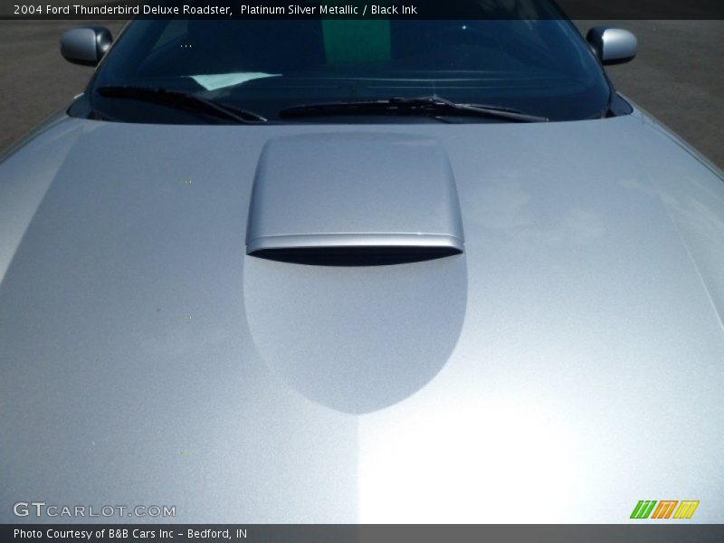 Platinum Silver Metallic / Black Ink 2004 Ford Thunderbird Deluxe Roadster