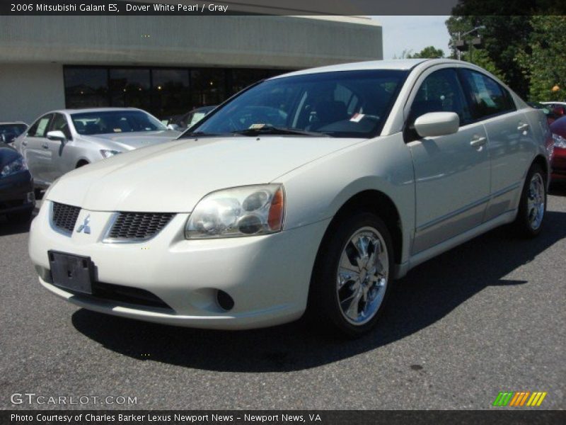 Dover White Pearl / Gray 2006 Mitsubishi Galant ES