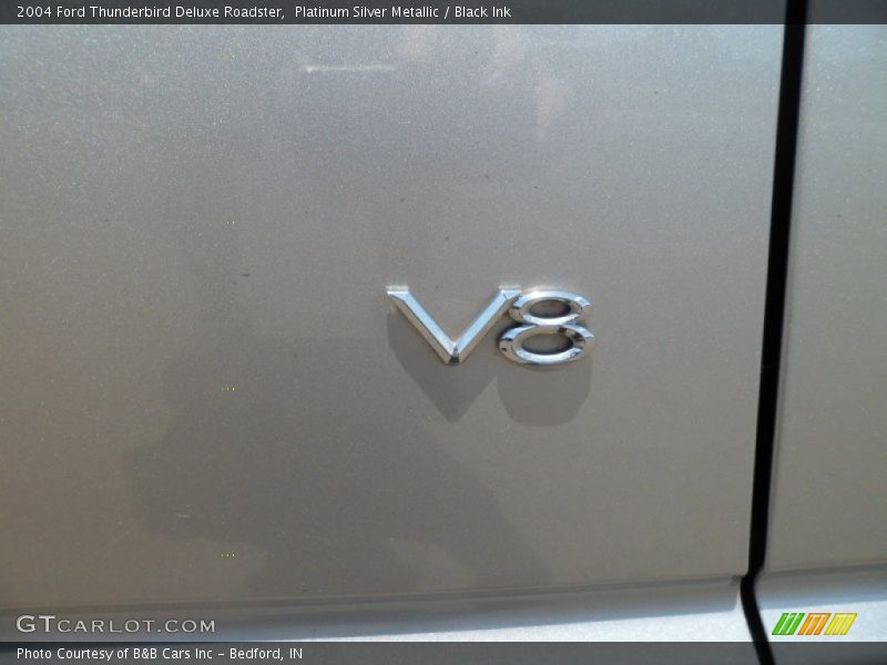 Platinum Silver Metallic / Black Ink 2004 Ford Thunderbird Deluxe Roadster