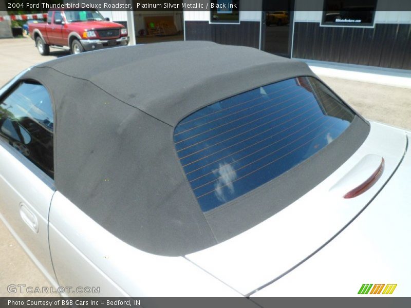 Platinum Silver Metallic / Black Ink 2004 Ford Thunderbird Deluxe Roadster