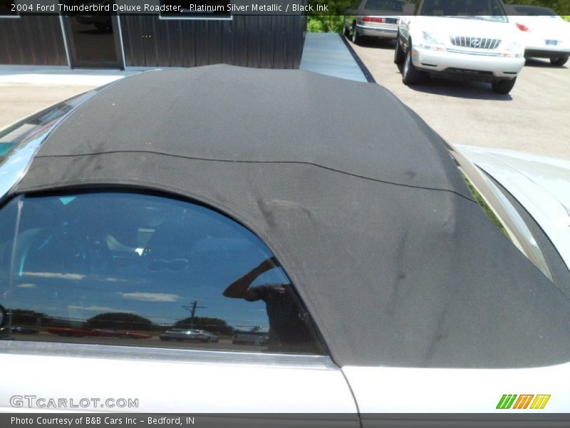 Platinum Silver Metallic / Black Ink 2004 Ford Thunderbird Deluxe Roadster