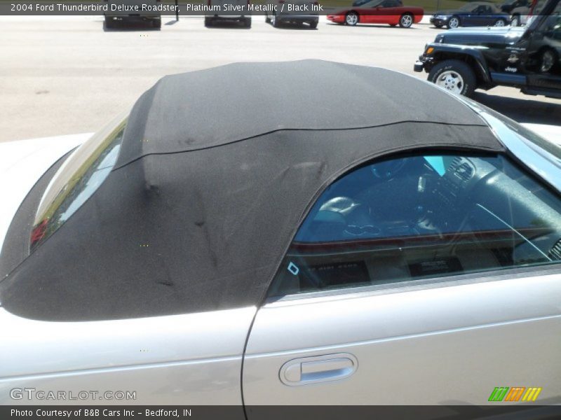 Platinum Silver Metallic / Black Ink 2004 Ford Thunderbird Deluxe Roadster