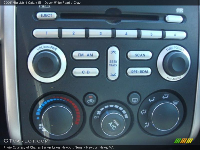 Dover White Pearl / Gray 2006 Mitsubishi Galant ES