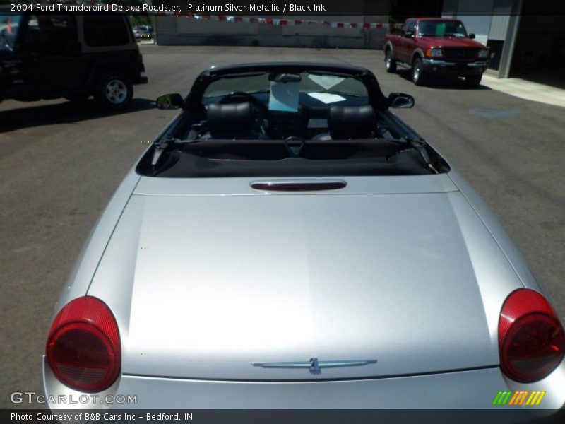 Platinum Silver Metallic / Black Ink 2004 Ford Thunderbird Deluxe Roadster