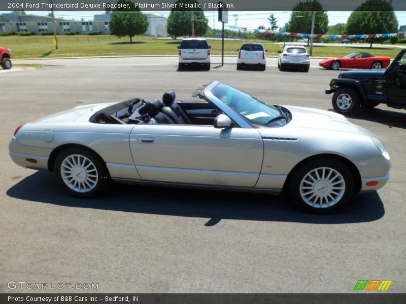 Platinum Silver Metallic / Black Ink 2004 Ford Thunderbird Deluxe Roadster