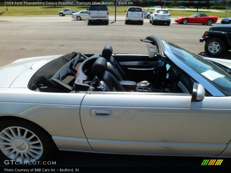 Platinum Silver Metallic / Black Ink 2004 Ford Thunderbird Deluxe Roadster