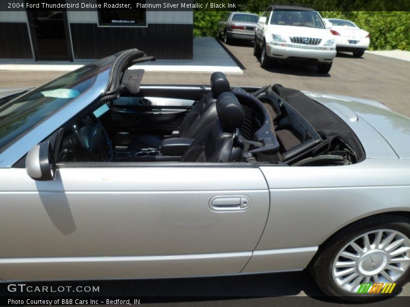 Platinum Silver Metallic / Black Ink 2004 Ford Thunderbird Deluxe Roadster