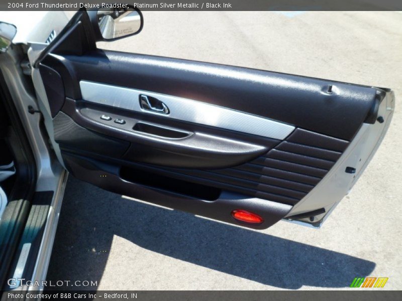 Platinum Silver Metallic / Black Ink 2004 Ford Thunderbird Deluxe Roadster