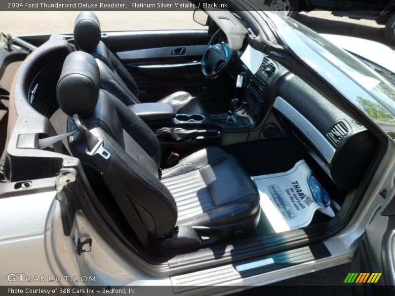 Platinum Silver Metallic / Black Ink 2004 Ford Thunderbird Deluxe Roadster