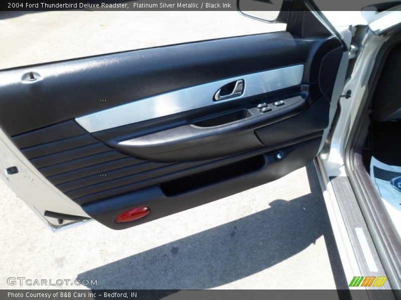 Platinum Silver Metallic / Black Ink 2004 Ford Thunderbird Deluxe Roadster
