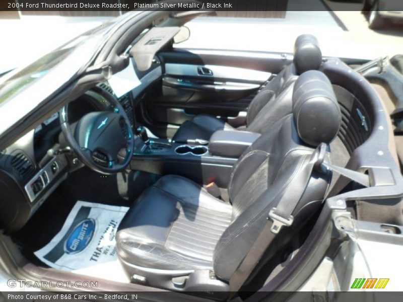 Platinum Silver Metallic / Black Ink 2004 Ford Thunderbird Deluxe Roadster