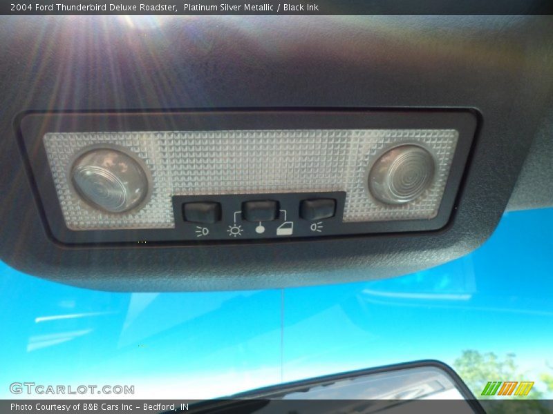 Platinum Silver Metallic / Black Ink 2004 Ford Thunderbird Deluxe Roadster