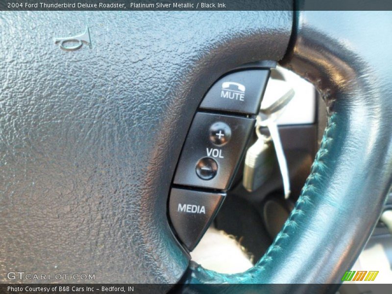 Platinum Silver Metallic / Black Ink 2004 Ford Thunderbird Deluxe Roadster