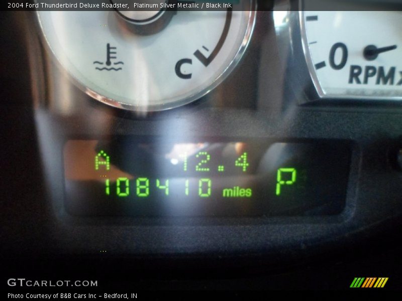 Platinum Silver Metallic / Black Ink 2004 Ford Thunderbird Deluxe Roadster