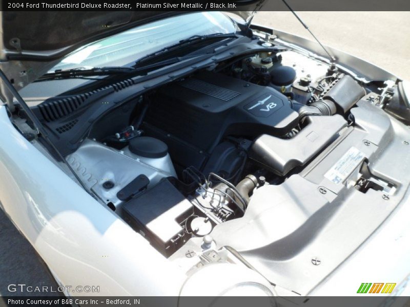 Platinum Silver Metallic / Black Ink 2004 Ford Thunderbird Deluxe Roadster