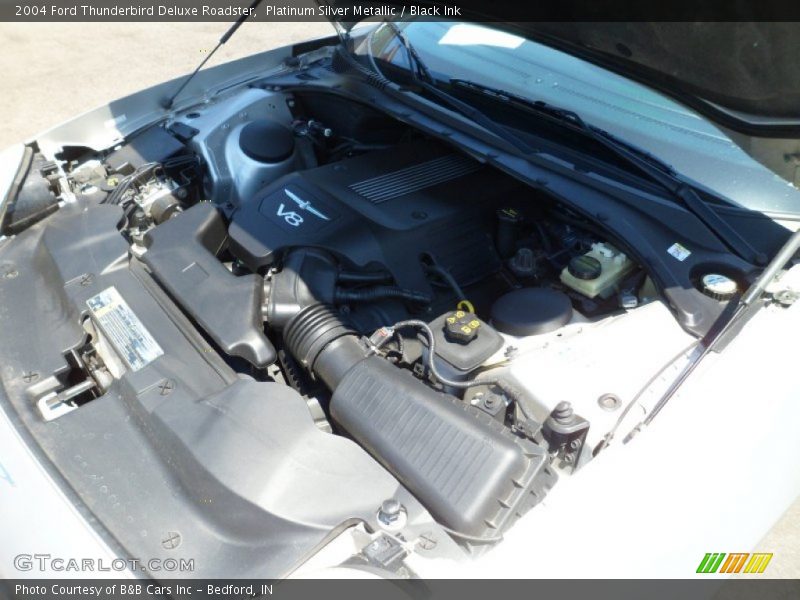 Platinum Silver Metallic / Black Ink 2004 Ford Thunderbird Deluxe Roadster